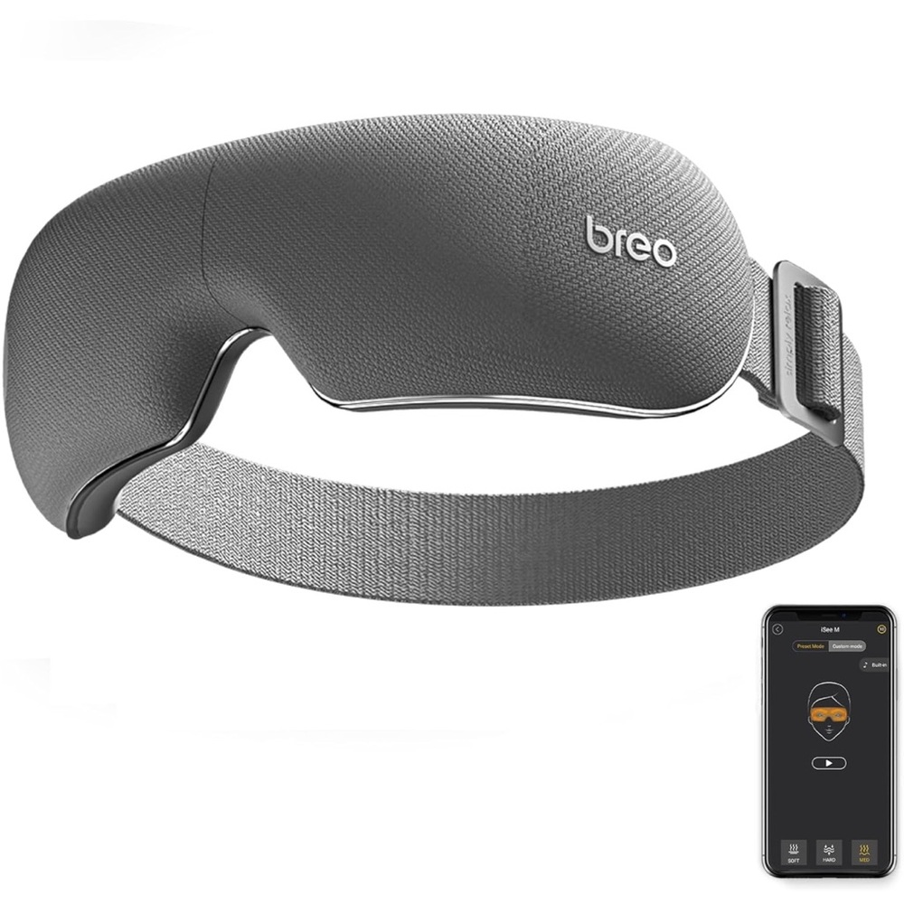 Breo iSeeM Eye Massager with Heat, Customizable Eye Massager NEW